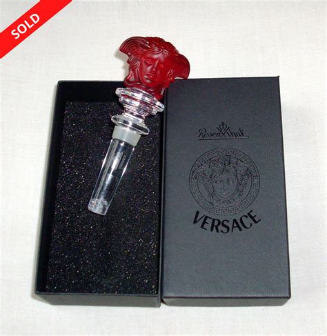 versace wine stopper uk|versace plastic bottle stoppers.